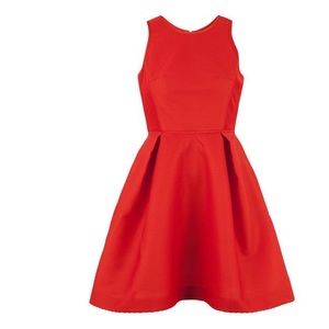 Maje Grease Ribbed Puffball Dress